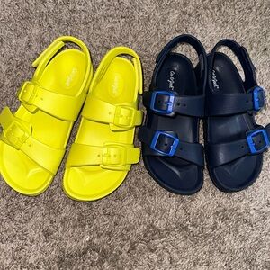 Two pair of ankle strap sandals. Both included in the sale.